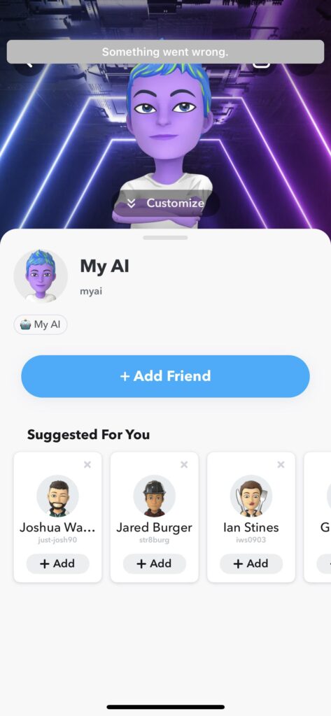 Why is My Ai on Snapchat Not Working