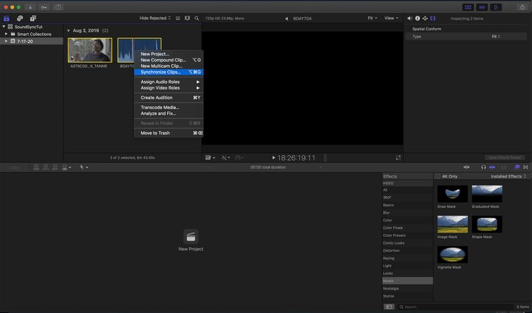 How to Sync Audio And Video in Final Cut Pro